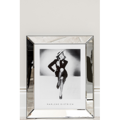 Plakat w Lustrzanej Ramie Pearl Marlene Dietrich 50 cm x 60 cm