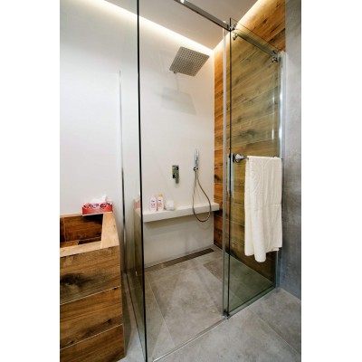 Drzwi prysznicowe wnękowe 100 cm - przesuwne