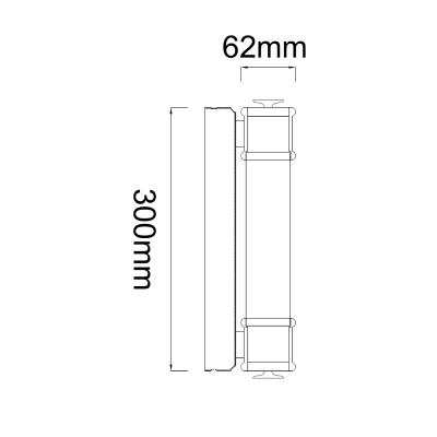 Omi Parette Cromo 30 IP44, OR85242 / ORLICKI DESIGN