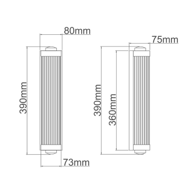 Kinkiet Fumi Parette Cromo IP44, OR84474 / Orlicki Design