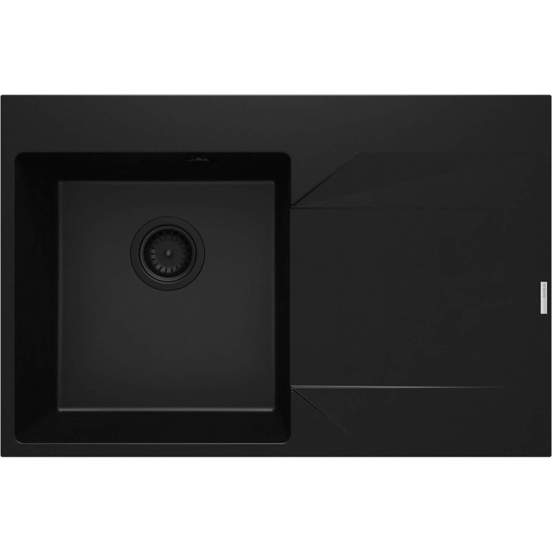 Zlewozmywak granitowy 1-komorowy z ociekaczem - prawy