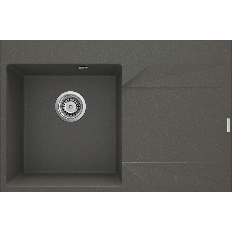 Zlewozmywak granitowy 1-komorowy z ociekaczem - prawy