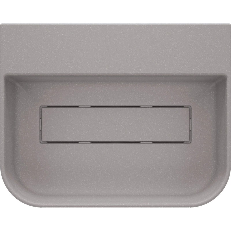 Umywalka granitowa nablatowa z miejscem na baterię - z maskownicą