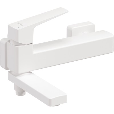 Bateria wannowa ścienna - ze składaną wylewką                            