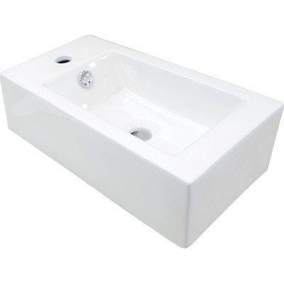 Umywalka ceramiczna nablatowa lewa                            