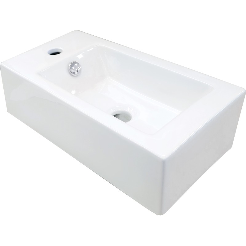 Umywalka ceramiczna nablatowa lewa                            