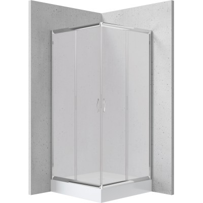 Kabina prysznicowa z brodzikiem kwadratowa 90x90 cm                            