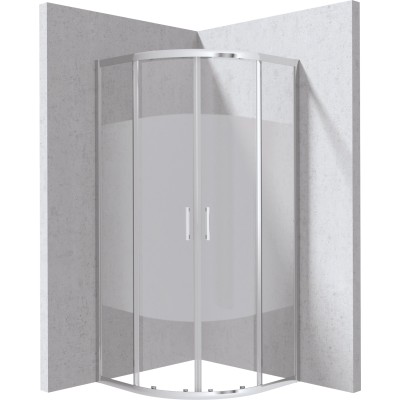 Kabina prysznicowa półokrągła 90x90 cm                            