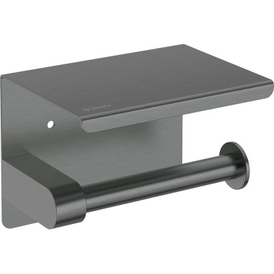 Uchwyt na papier toaletowy ścienny - z półką                            