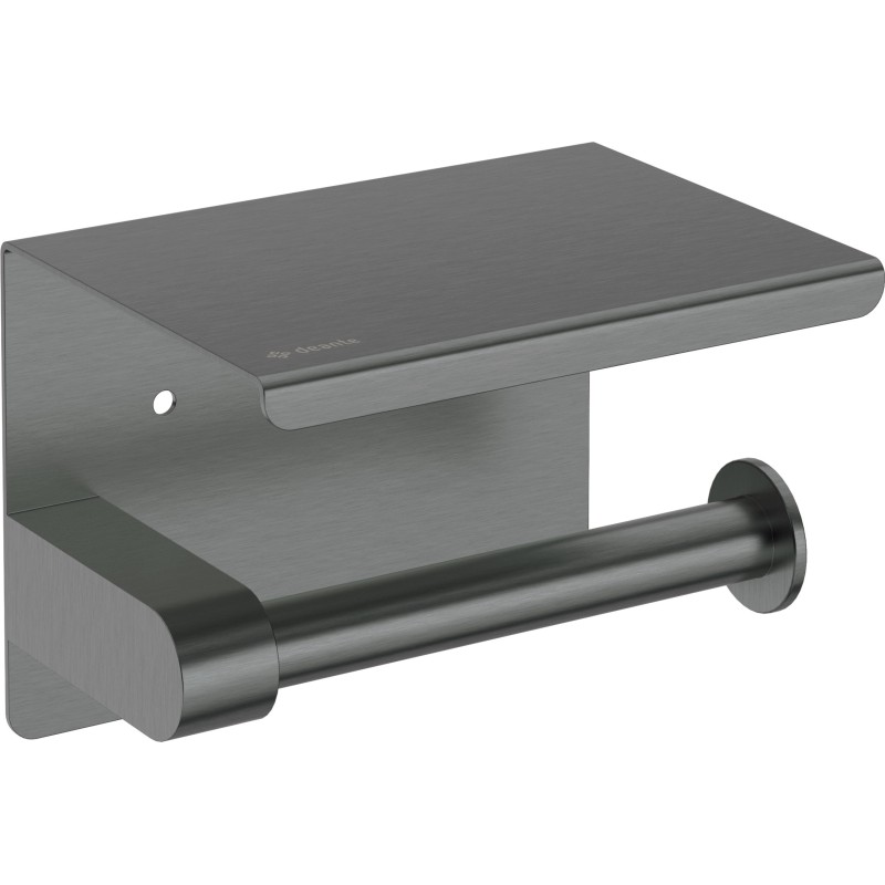 Uchwyt na papier toaletowy ścienny - z półką                            