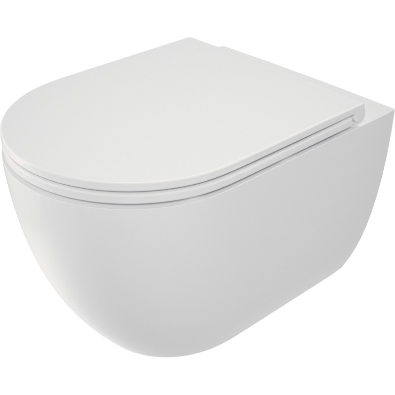 Miska WC z deską bezkołnierzowa                            