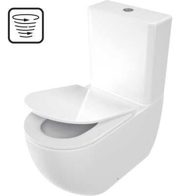 Miska WC kompakt bezkołnierzowa                            
