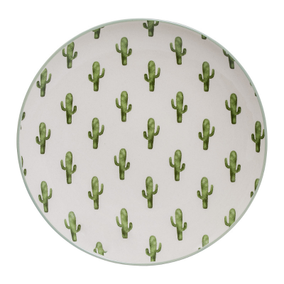 Talerz Jade w Kaktusy,  Ø 20 cm, Design De Vivre