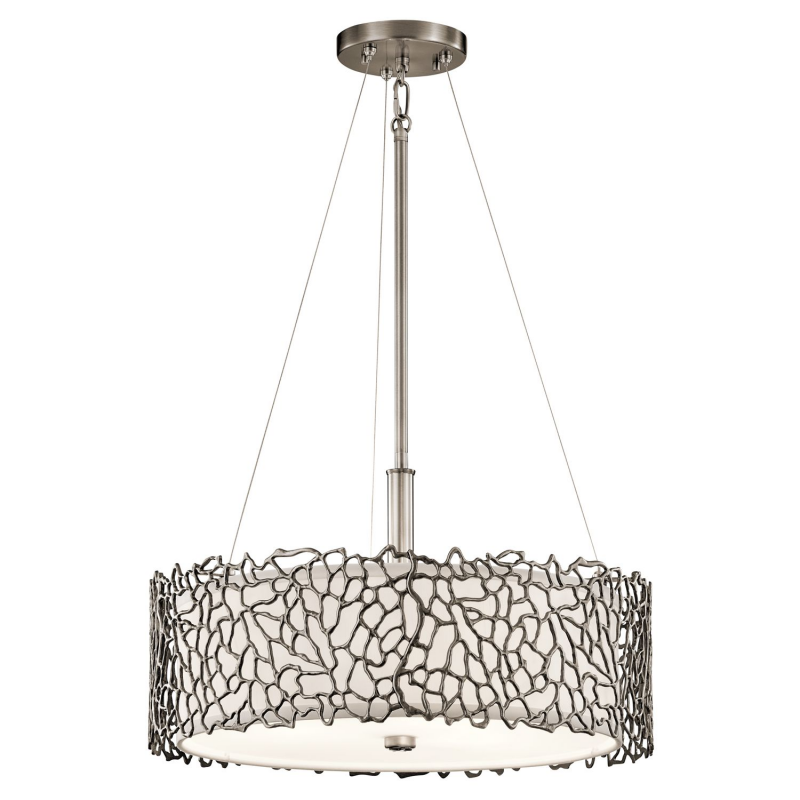 Kichler Lampa Wisząca Silver Coral, Mała